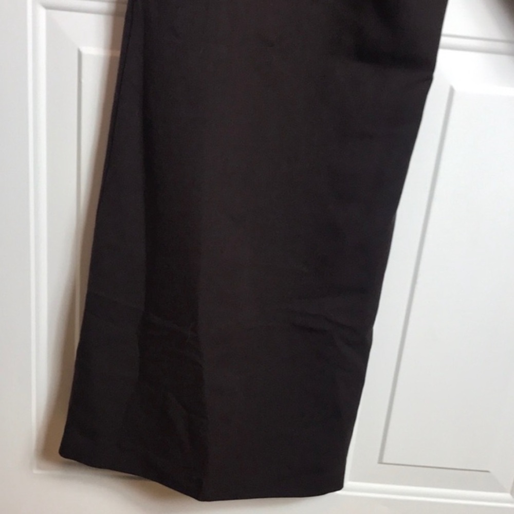 Oscar de la Renta Brown Wide Leg Pants - Picture 4 of 6